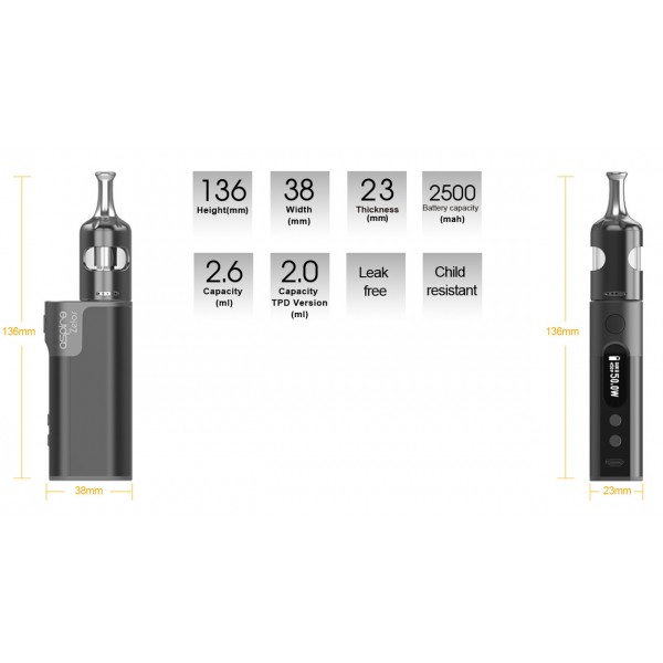 Aspire Zelos 50W 2.0 TC with Nautilus 2S Kit