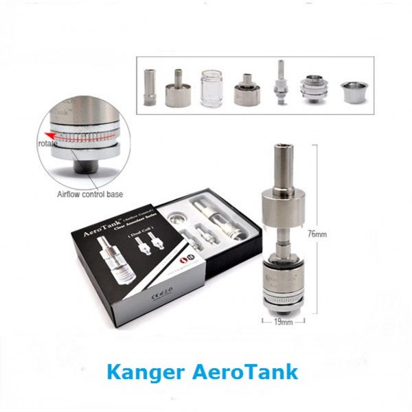 Kanger AeroTank Dual Coil Adjustable Airflow Tank