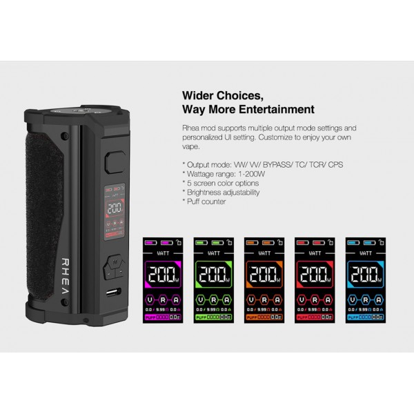 Aspire RHEA 200W Mod