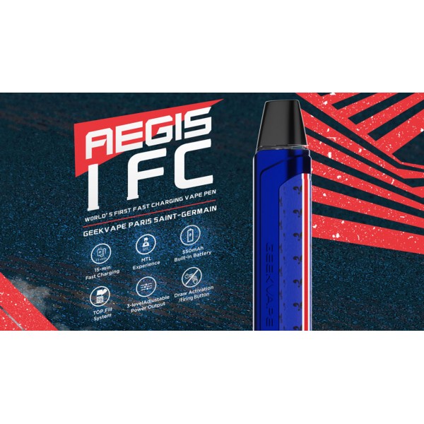 Geekvape Aegis 1FC Kit - PSG Paris Saint-Germain Edition